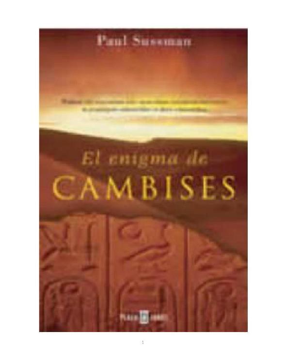 Portada de El Enigma de Cambises